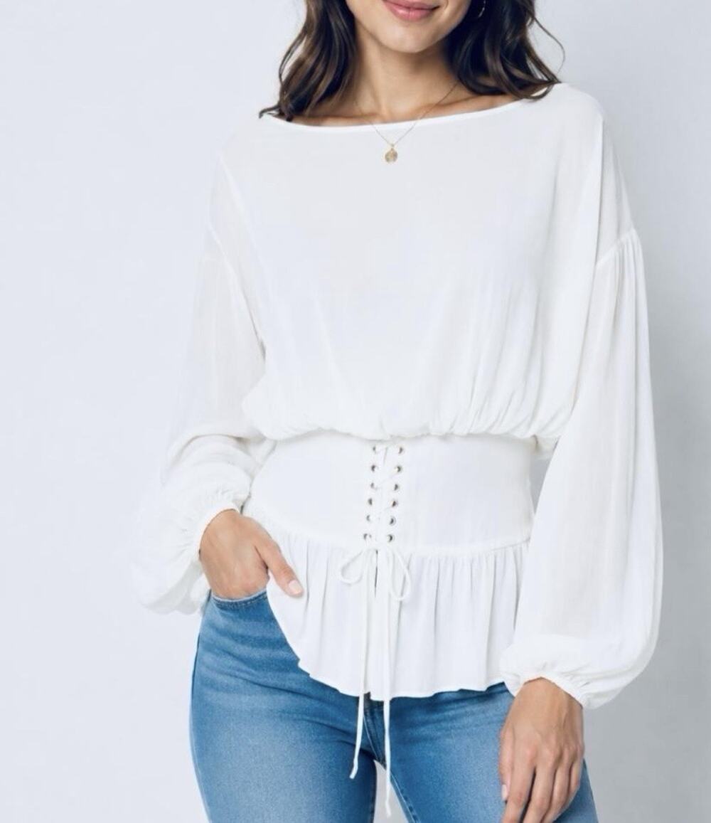 Free People Darling Dreamer Corset Top S